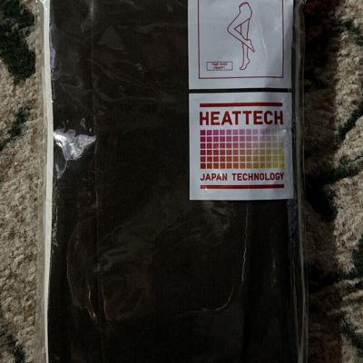 HEATTECH Tights S/ M Dark Brown Soft Compression Women