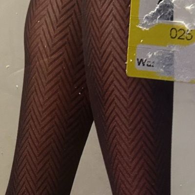 Chevron Fashion Tights- Ebony - 1X/2X