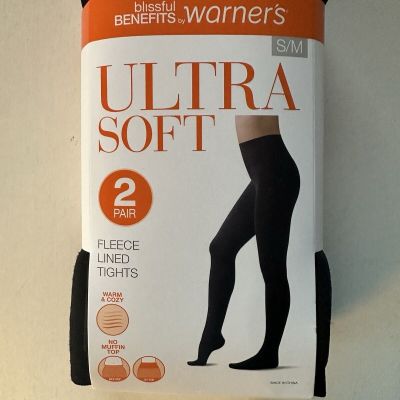 Blissful Benefits by Warner's Ultra Soft Fleece Lined Footless Tights