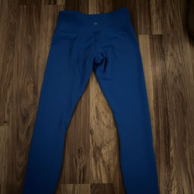 Size 4 lululemon leggings royal blue