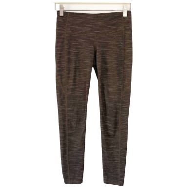 Athleta Elation Space Dye 7/8 Leggings Size SP Brown Athleisure Workout Yoga