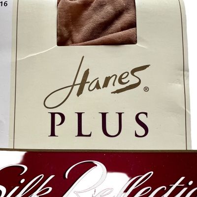 Plus Size Pantyhose Hanes Silk Reflections Sheer Sz 2 Plus 00P16 Little Color