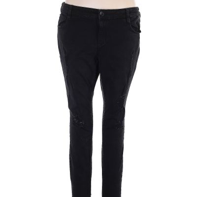 Boutique + Women Black Jeggings 18 Plus