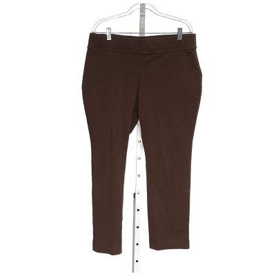 Lands' End Plus Size Brown Cotton Leggings