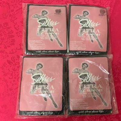 VINTAGE SILKIES ULTRA TLC SUPPORT LOT OF 4 NEW MEDIUM MOCHA