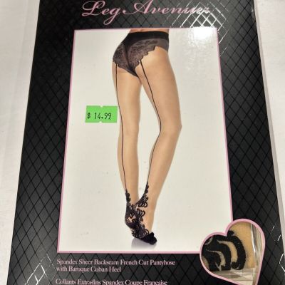 Leg Avenue Women's Plus Size Black Sheer Stockings - OS