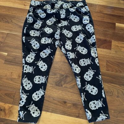 Torrid Skeleton Leggings, Size 4