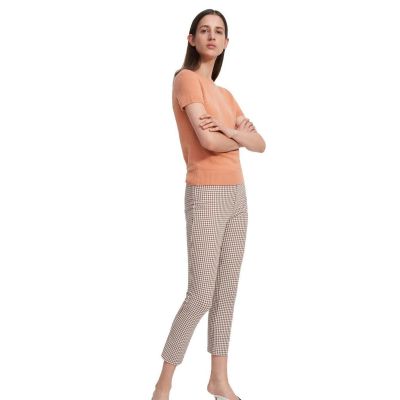 Theory Women's Skinny Legging in Grid Stretch Cotton US 8