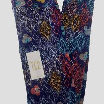 New LuLaRoe TC2 Disney Minnie Mouse Blue Yellow Bright Fun Leggings