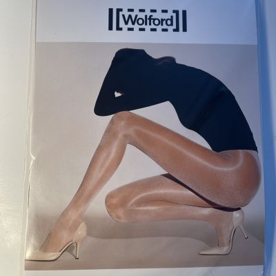 Wolford Satin Touch 20 Tights Stockings Mocca Medium 20 Den NEW SEALED