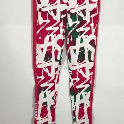 Le Tigre Womens Multicolor Abstract Skinny Leg Pull On Ankle Leggings Size M