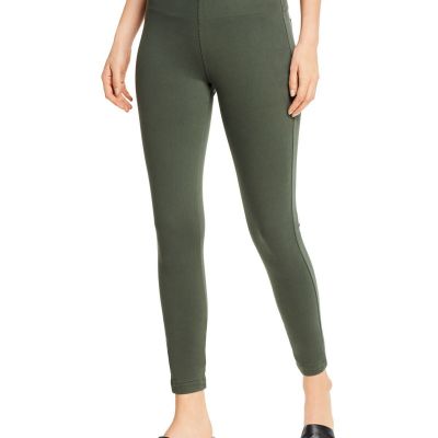 LYSSE Womens Green Stretch Pocketed Ankle High Waist Leggings S