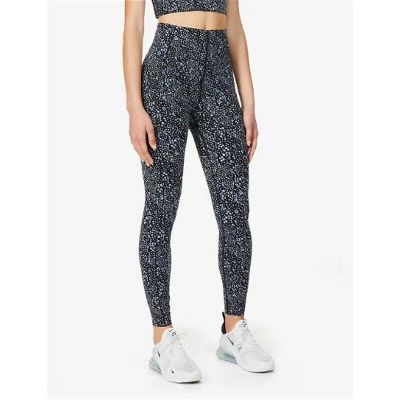 Sweaty Betty Leggings Womens 4 to 6 Workout Pants Celestial Dot High Waist Black