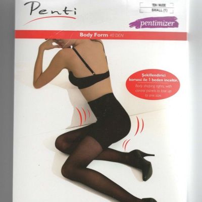 Penti Nude S(1) Pentimizer Body Form 40 Denier Control Body Shaping Tights 5711