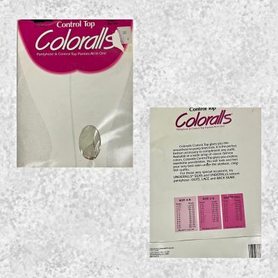 Coloralls Size A-B Ivory Pantyhose & Panties All in one Pantyhose