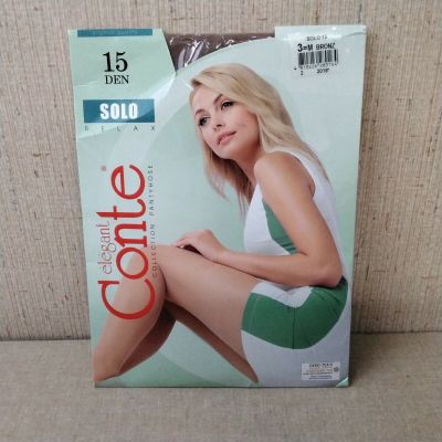 Elegant Conte Solo Relax 15 Den Pantyhose Medium