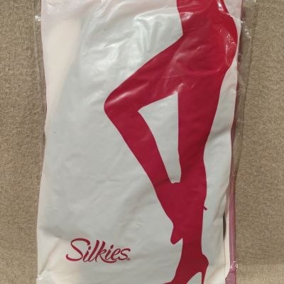 Silkies Microfiber Tights Control Top X-Tall Dark-Brown Womens 700423 USA Made