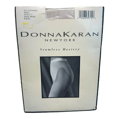 1995 Donna Karan New York DK Palomino style C11 seamless hosiery small