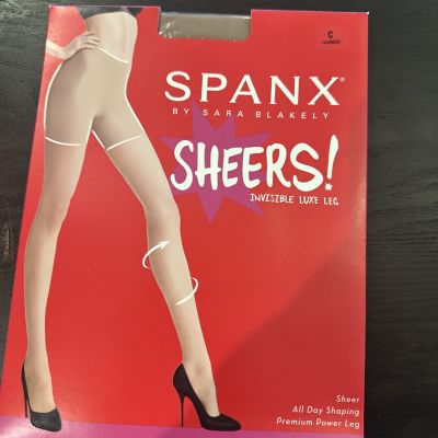 Spanx Sheers by Sara Blakely Invisible Luxe Leg Size C Nude 03 Ships Out FAST