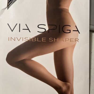 Via Spiga Sheer Matte Tights Size=D, Color= After Dark made In Italy (P3)