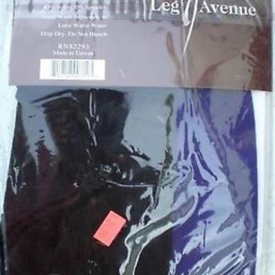 Leg Avenue 7238 Two Tone Jester Tights One Size Black/Purple Costume