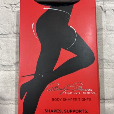 Marilyn Monroe Opaque Tights Small/Medium 80-140 Lbs BLACK NEW