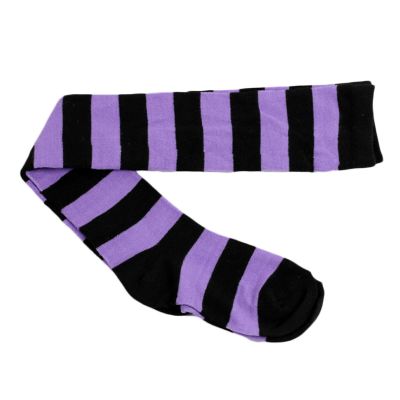 Striped Stockings Color Block Soft Women Color Block Striped Stockings Long