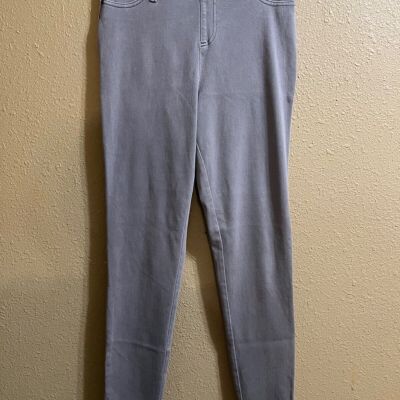 TIME AND TRU LEGGINGS SZ MEDIUM (8-10)  GRAY STRETCH PULL ON