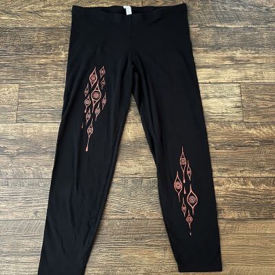 Bella Canvas Womens Black Leggings 2XL