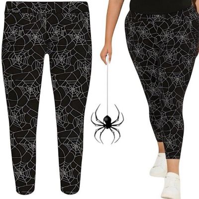 TORRID Spider Web Crop Signature Waist Pocket Premium Legging NWT Size 3X