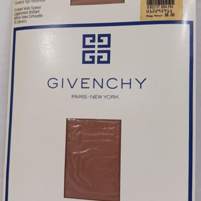 Vintage Givenchy 157 Body Gleamers Size C Bronze Sheer Pantyhose NEW