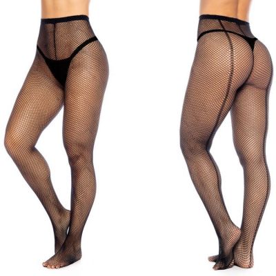 Mapale 1107 Fishnet Pantyhose Color Black