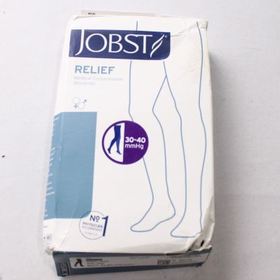 Jobst Unisex Relief Thigh High Compression Stockings 30-40 mmHg NN7 Beige M NWT