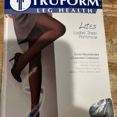 Size Queen Black Compression Pantyhose By Truform