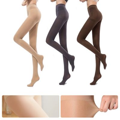 Women Thermal Lined Translucent Pantyhose Warm Winter Fleece Tights Stockings US