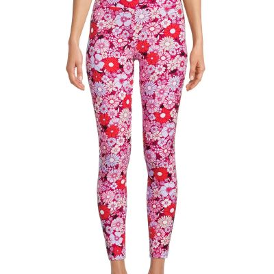 No Boundaries  Ankle Length Leggings Retro Floral Juniors Plus  Size XXXL (21)