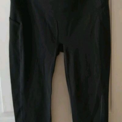 SPANX WOMEN'S EVERYDAY WEAR BLACK 7/8 LEGGINGS, SIZE 1X