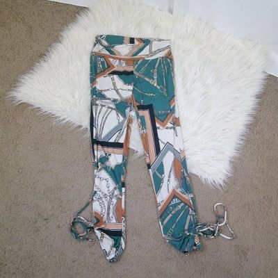 Fashion Nova Equestrian Print Leggings L