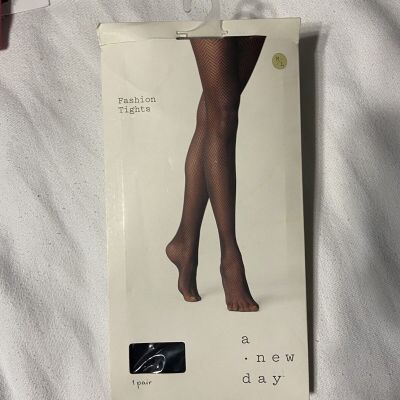 Target Fashion Tights Ebony  M/l. New In Box