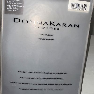 Donna Karan The Nudes Colorwash Control Top Pale Grey A19 Plus Petite Pantyhose