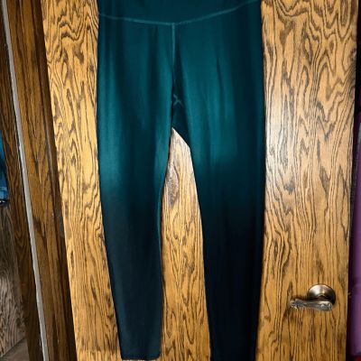 Maurices In Motion Green & Black Leggings Size 0 Maurices