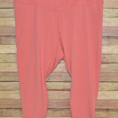 Old Navy Women's Size 4X ~ Extra High Waist Crossover Power Chill Legging Peach