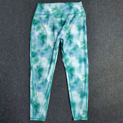 Buffbunny Leggings Womens Size XXXL Green Tie Dye Swirl Collection High Waisted