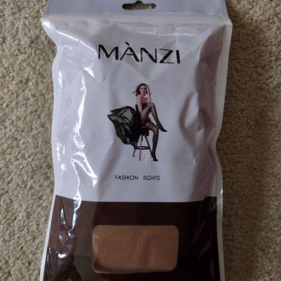 Manzi Tights, 12 Pack, One Size, Natural