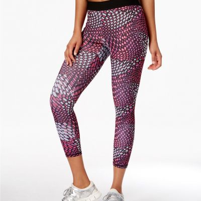 Hue Women's Exposed Waistband Active Capri Leggings Size S 145630