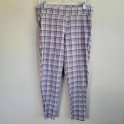 Torrid Womens Leggings Plus Size 1X Signature Waist Pull On Skinny Gingham Plaid