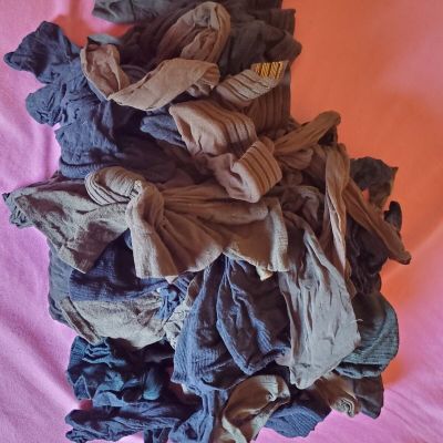 30 Pair LOT Knee Highs(Darks, Grays, Blues)