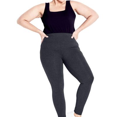 Avenue Women's Plus Size Tall High Rise Legging