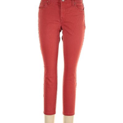 Style&Co Women Red Jeggings 10 Petites