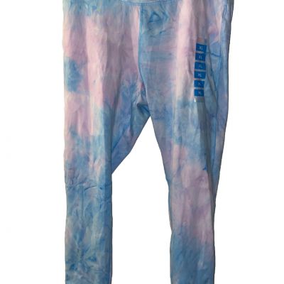 Juicy Couture Sport Legging Nirvana Vista Tie Dye 7/8 Pastel Women’s Sz XL Soft